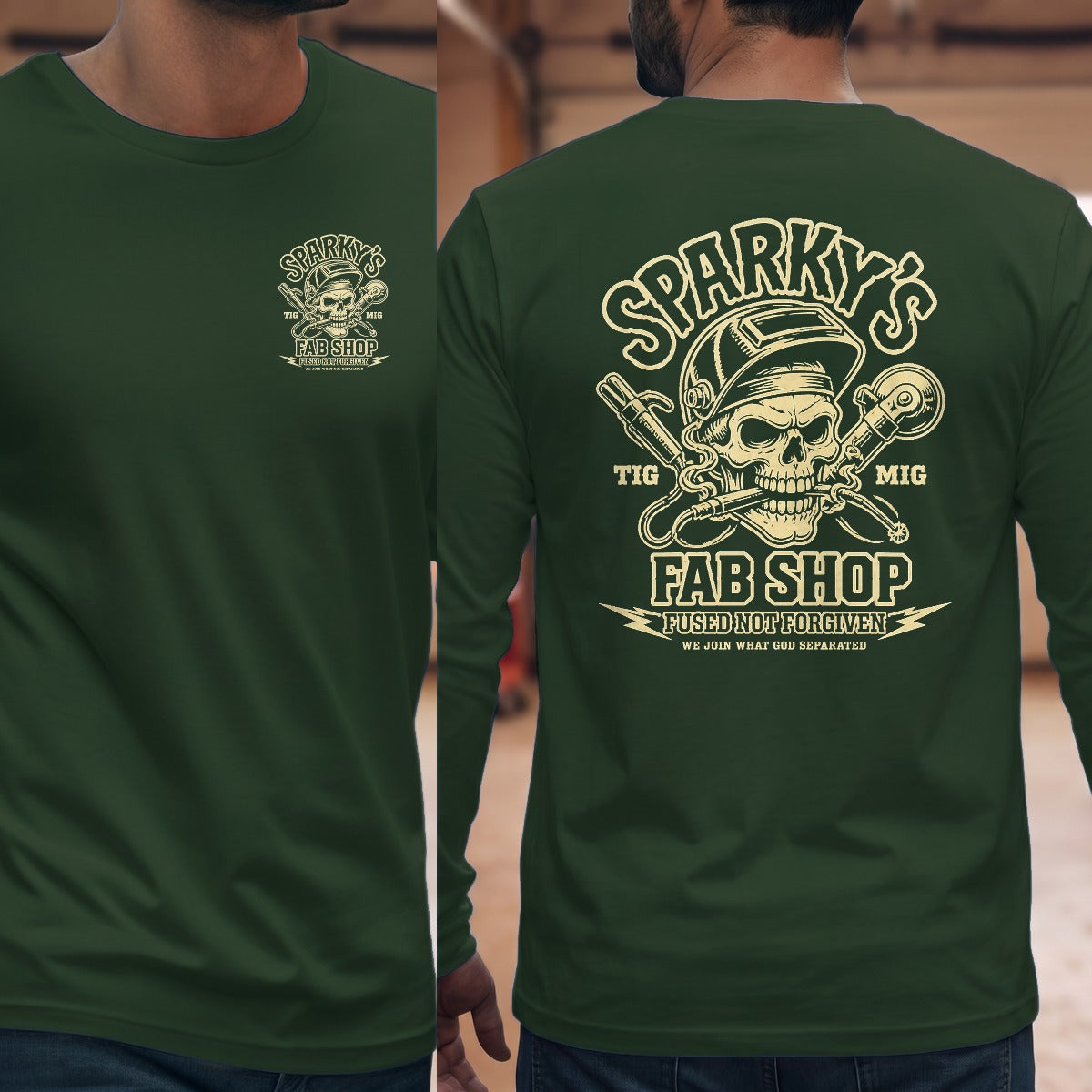Forest Green | Left Chest + Back (refreshed)