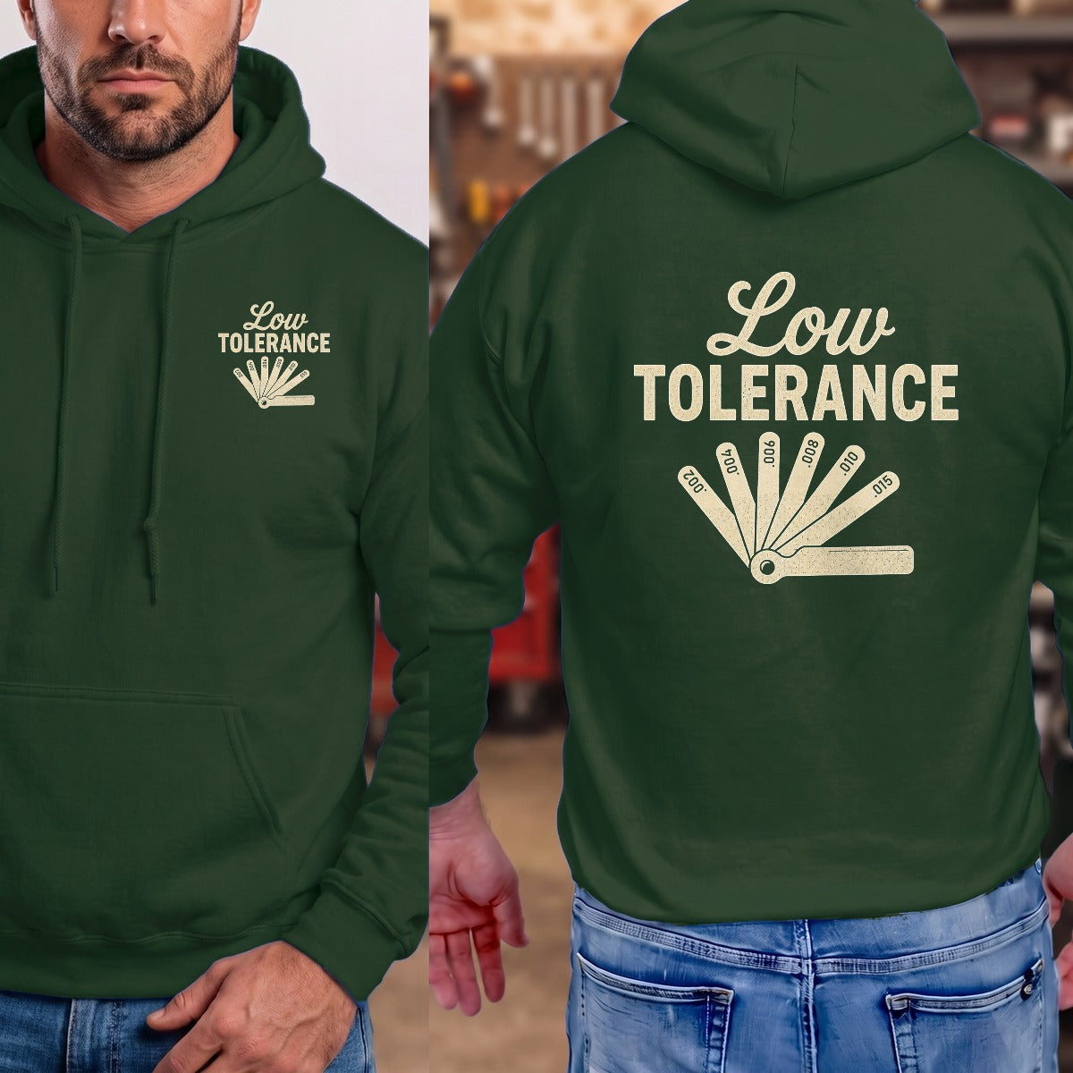Forest Green | Left Chest + Back (refreshed)
