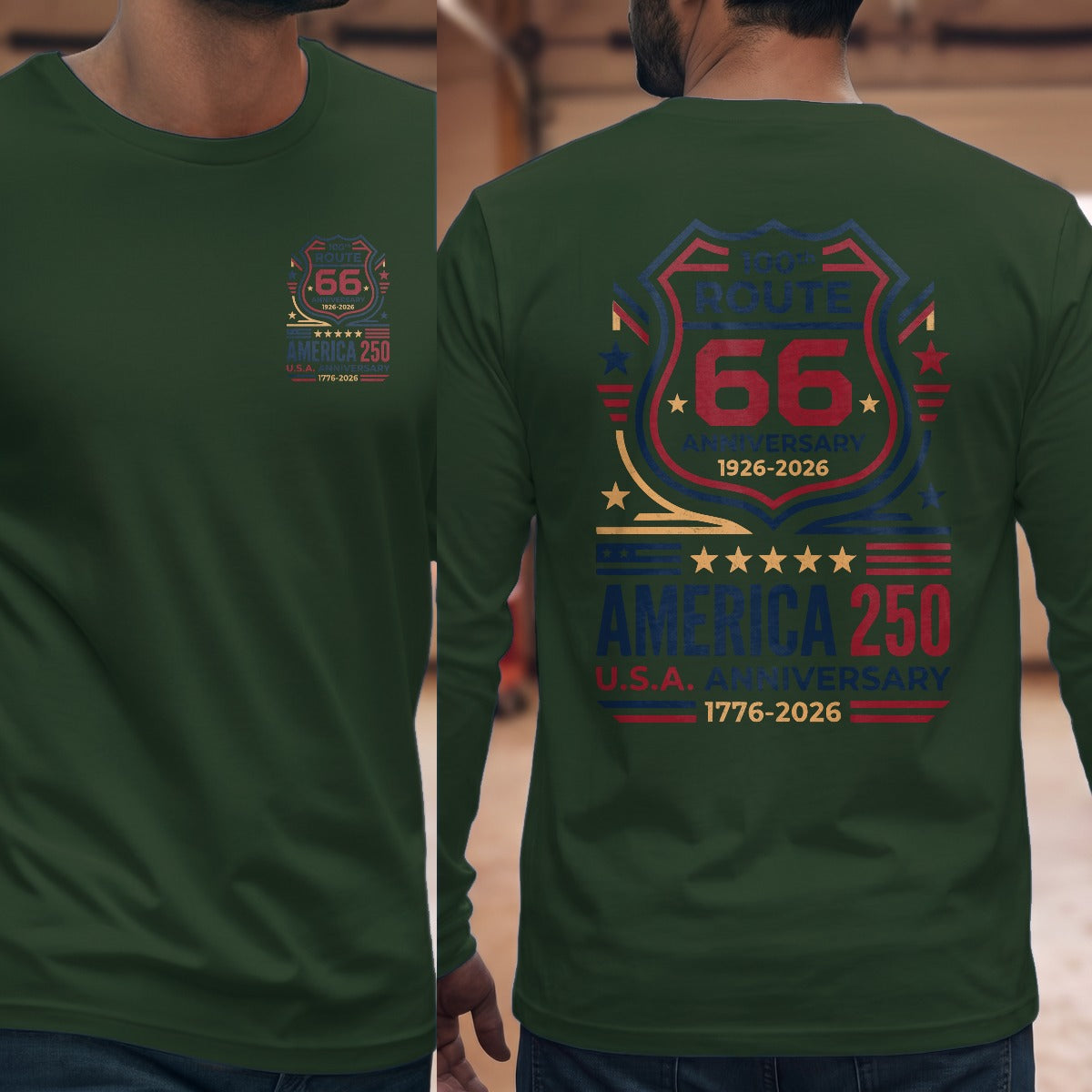 Forest Green | Left Chest + Back (refreshed)