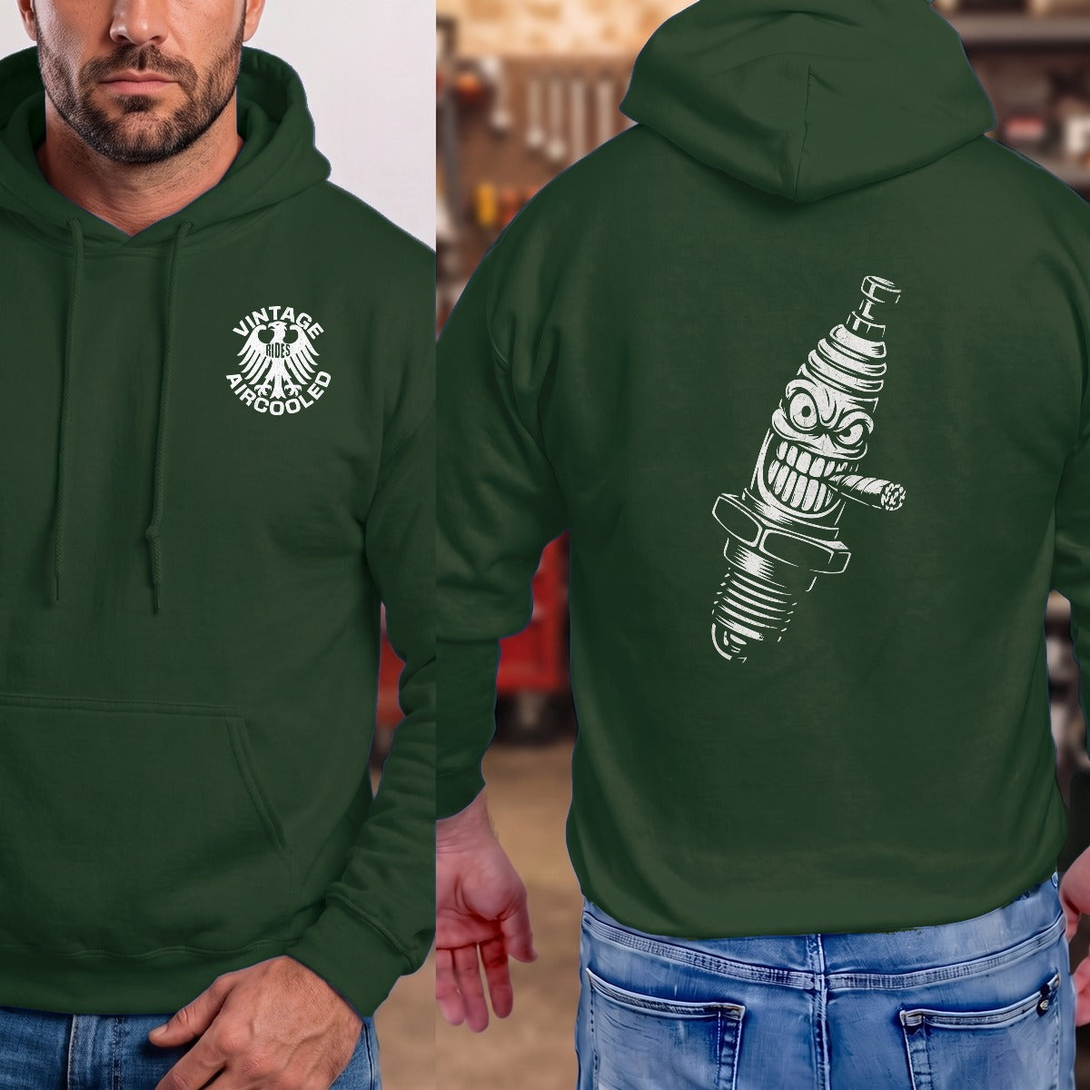 Forest Green | Left Chest + Back (refreshed)