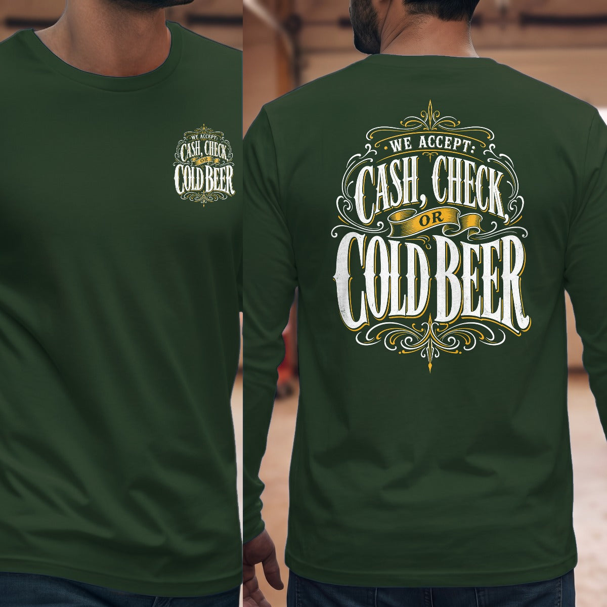 Forest Green | Left Chest + Back (refreshed)