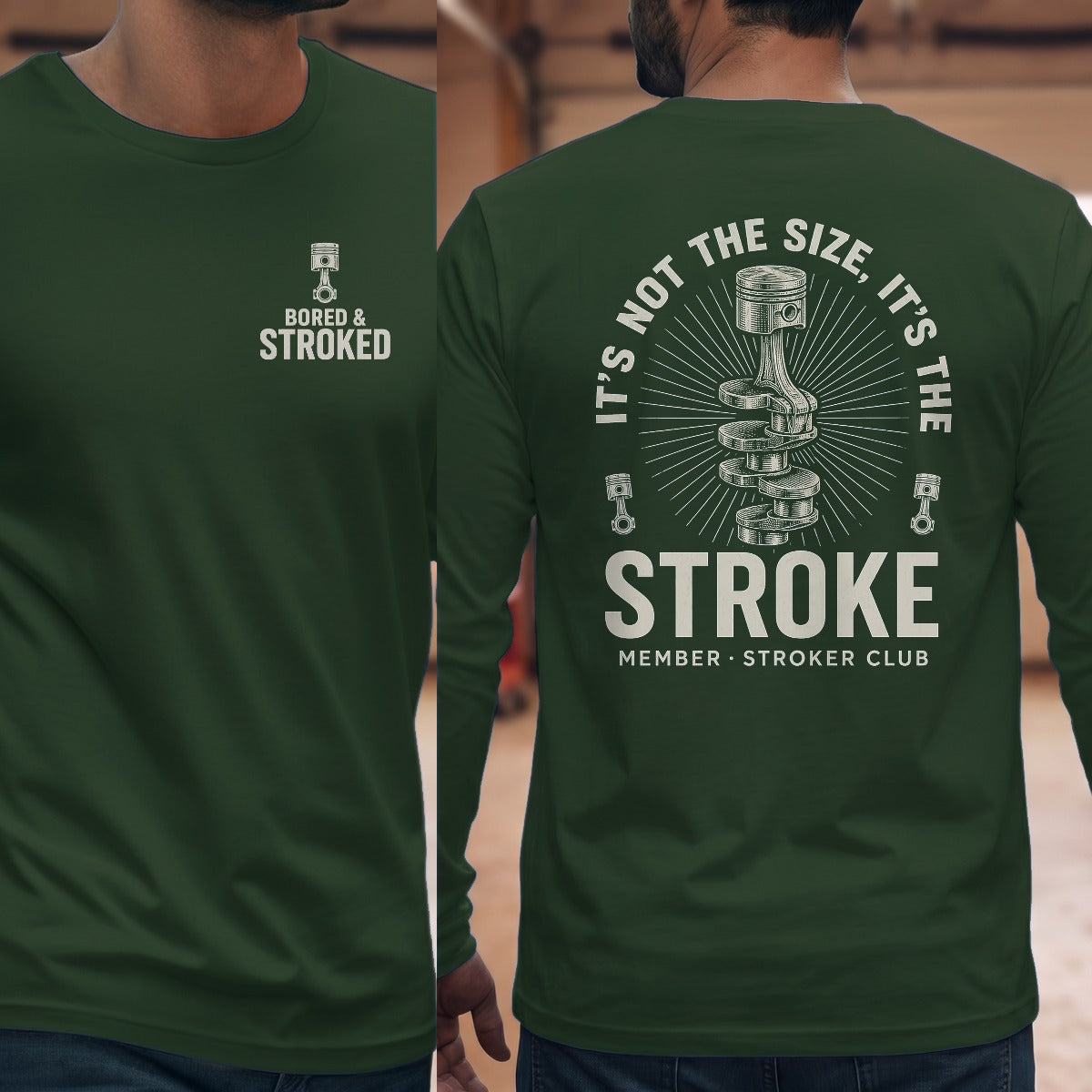 Forest Green | Left Chest + Back (refreshed)