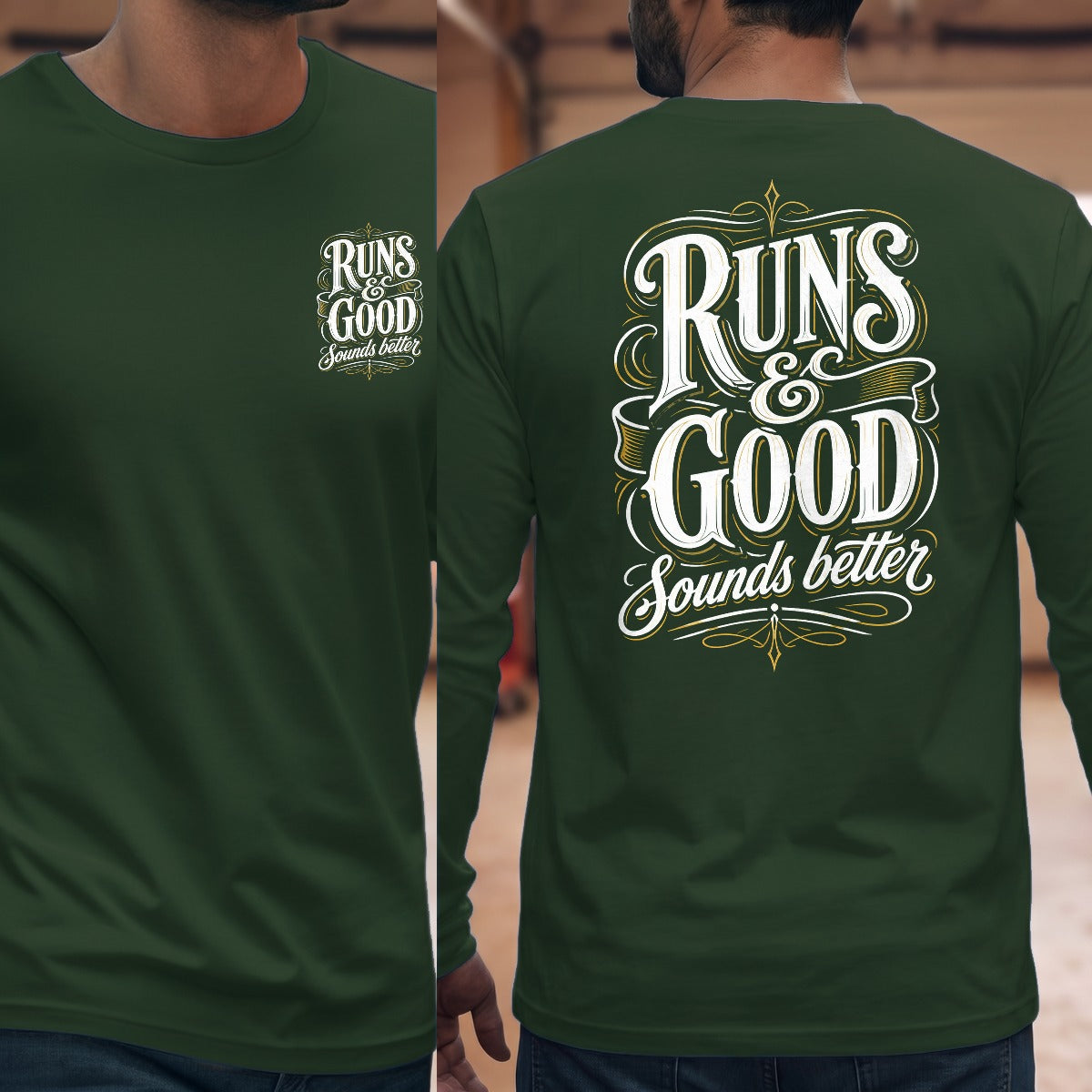 Forest Green | Left Chest + Back (refreshed)