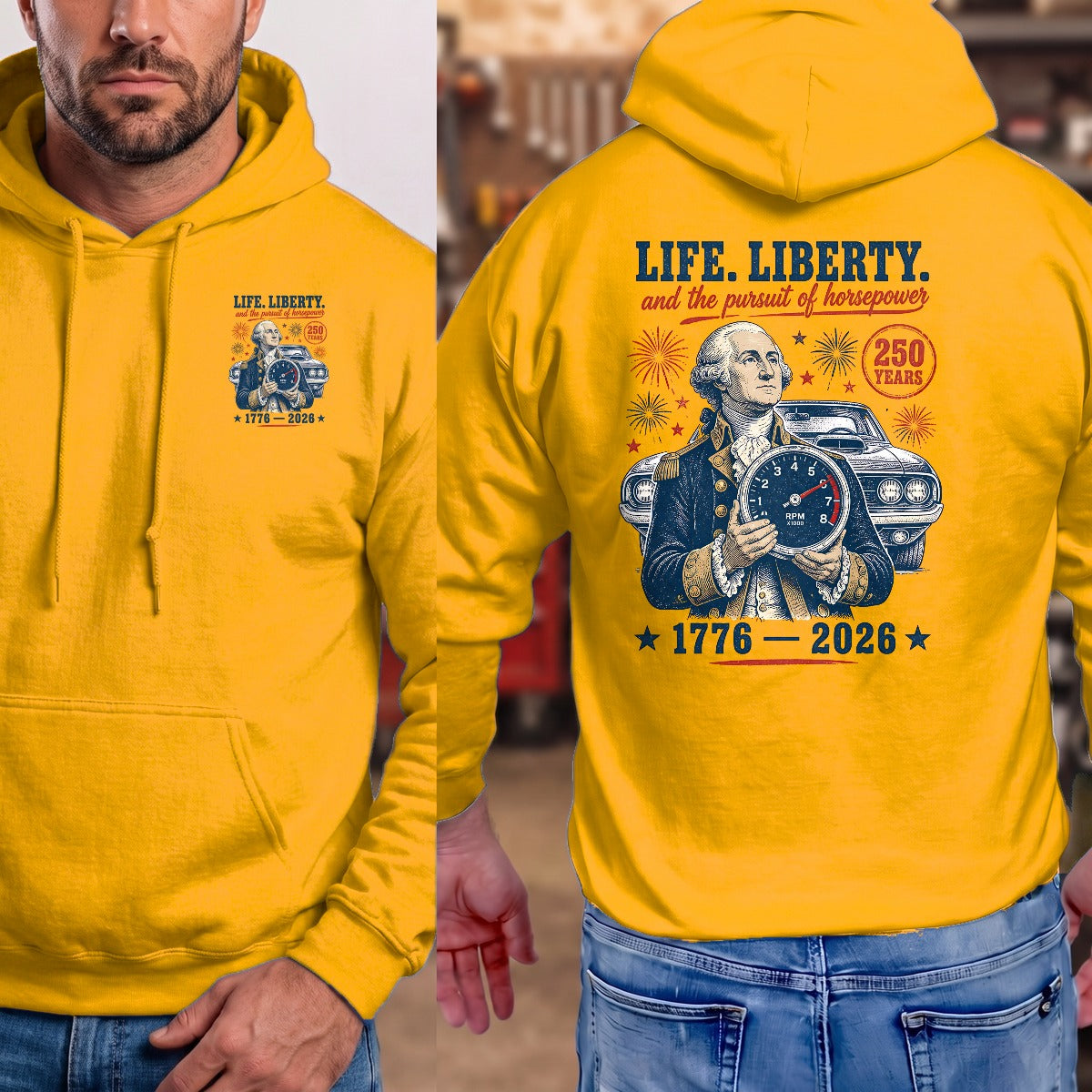 Gold | Front & Back