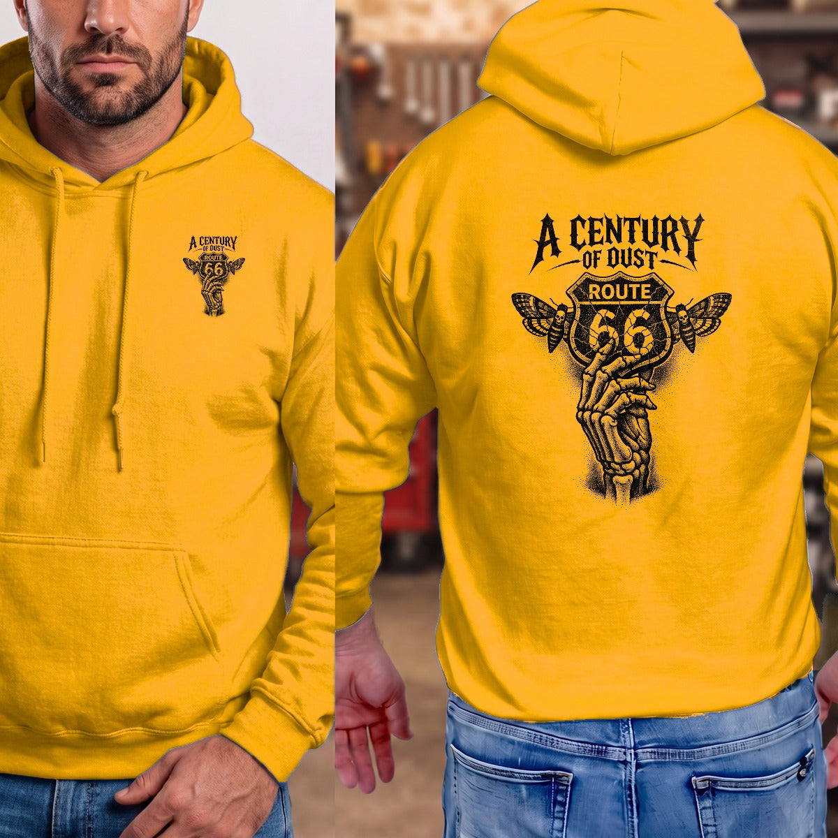 Gold | Left Chest + Back