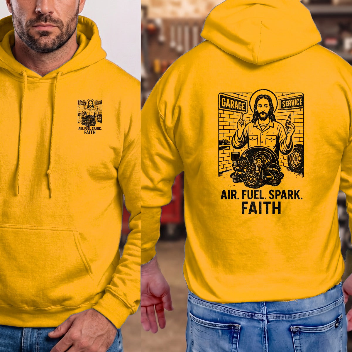 Gold | Left Chest + Back