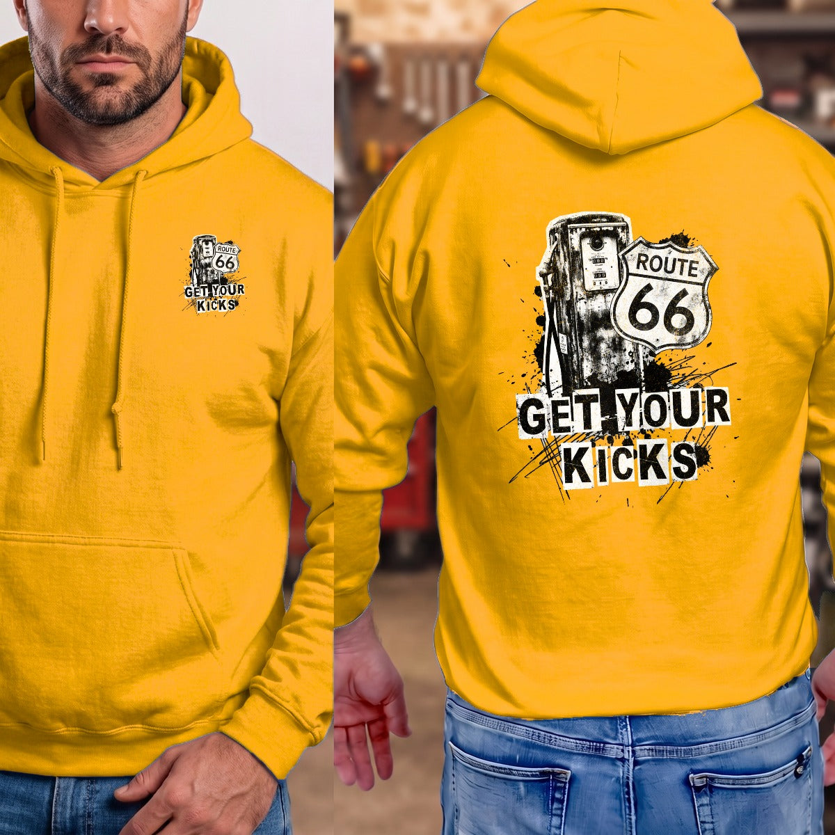 Gold | Left Chest + Back