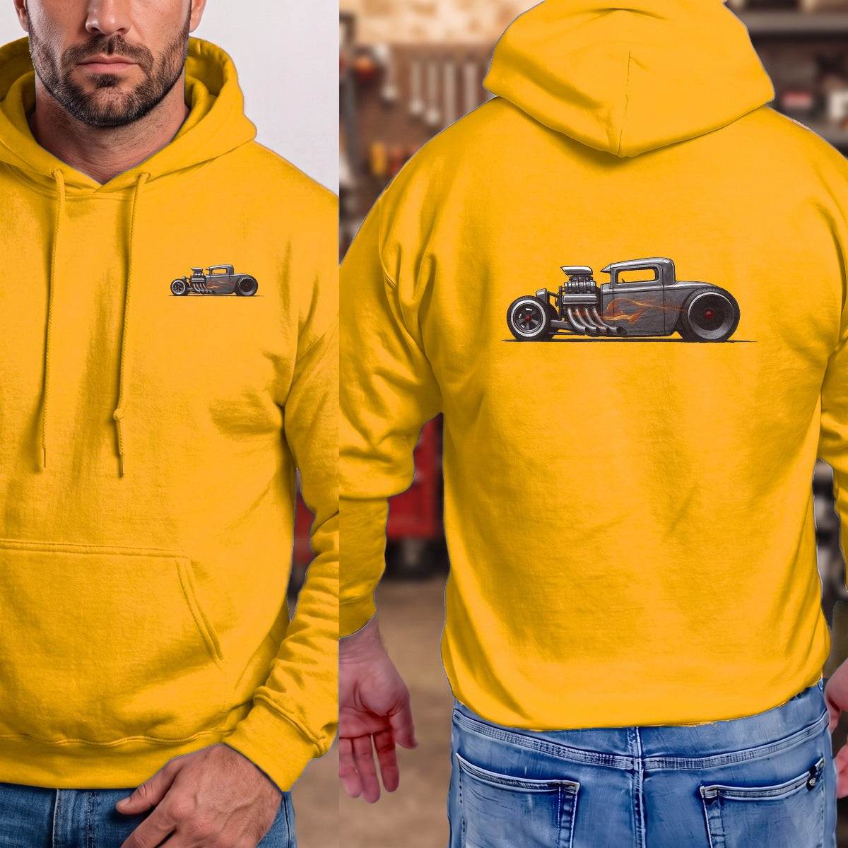 Gold | Left Chest + Back