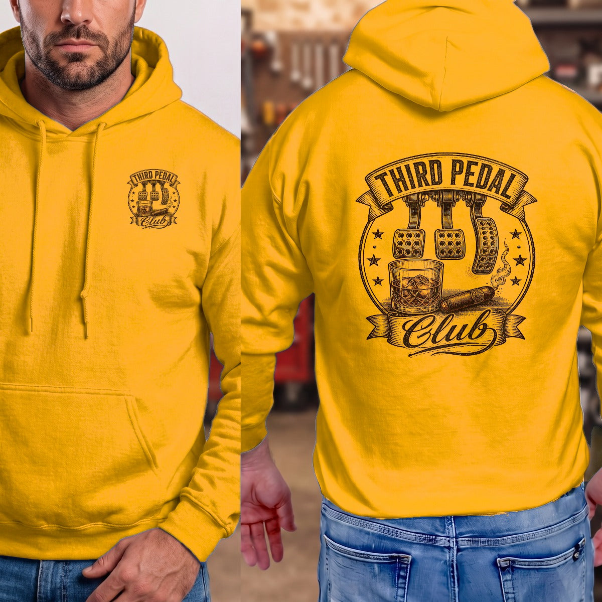 Gold | Left Chest + Back