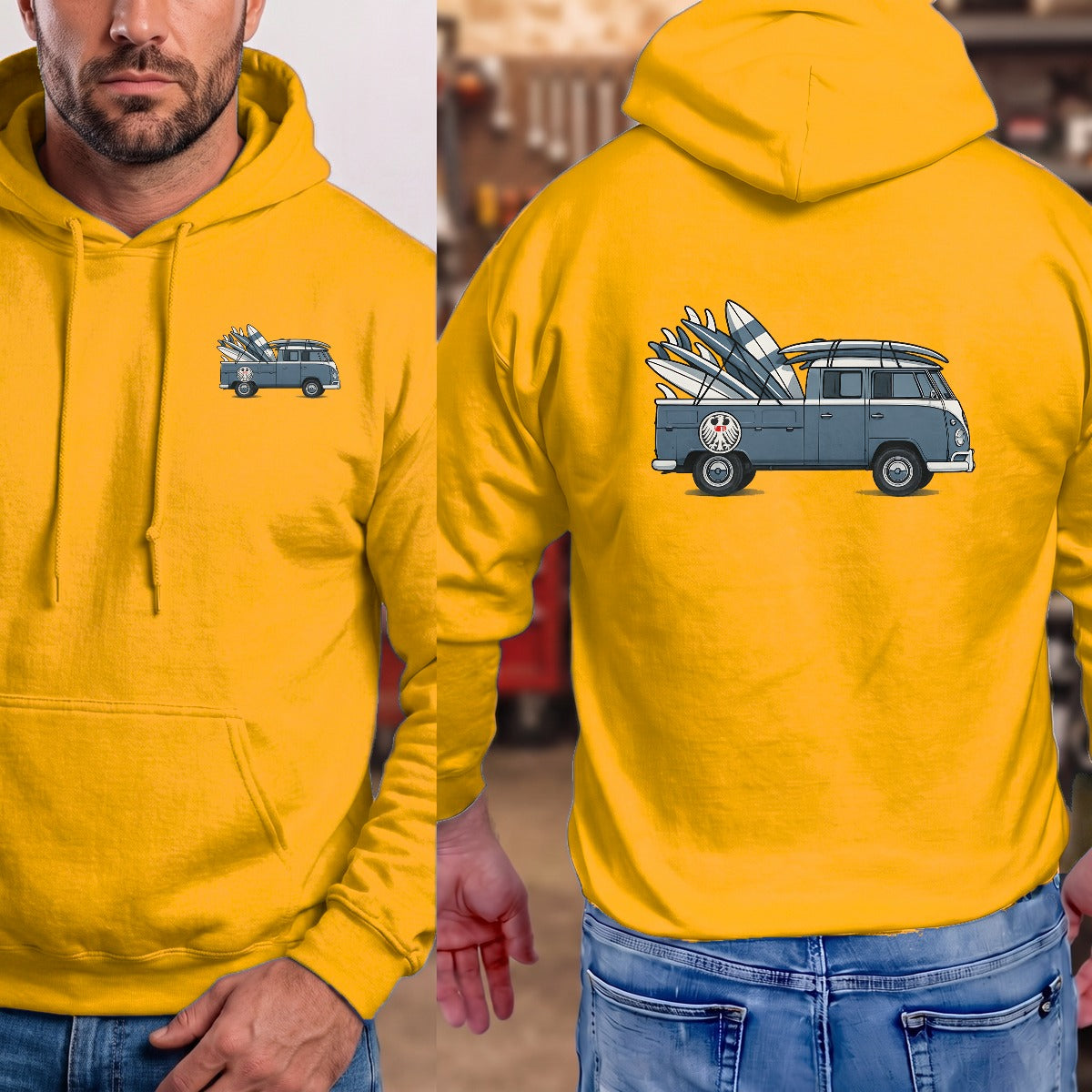 Gold | Left Chest + Back