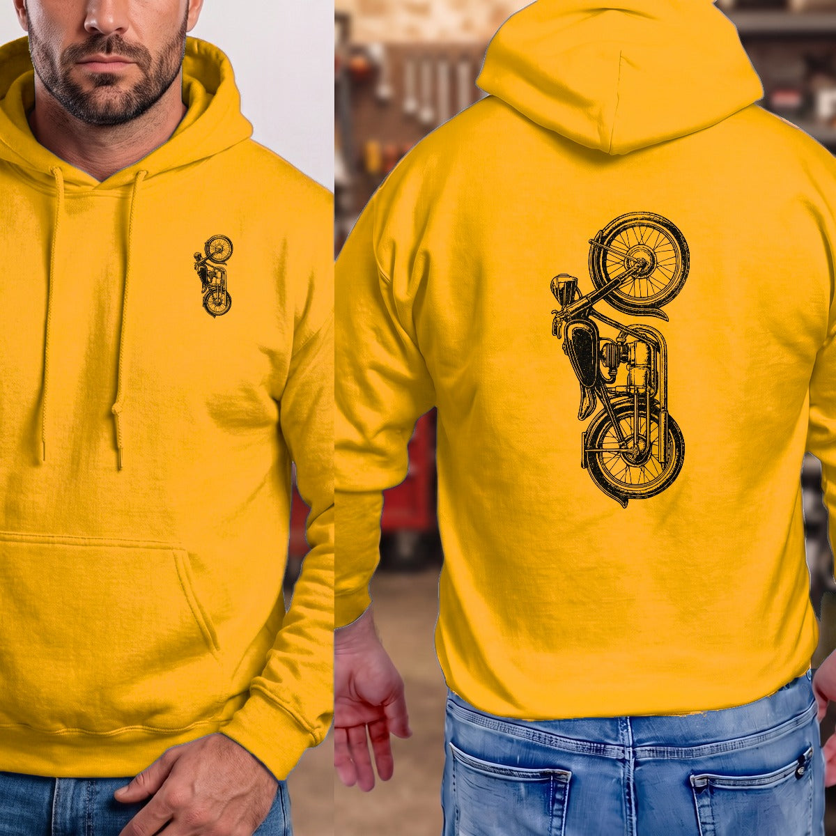 Gold | Left Chest + Back