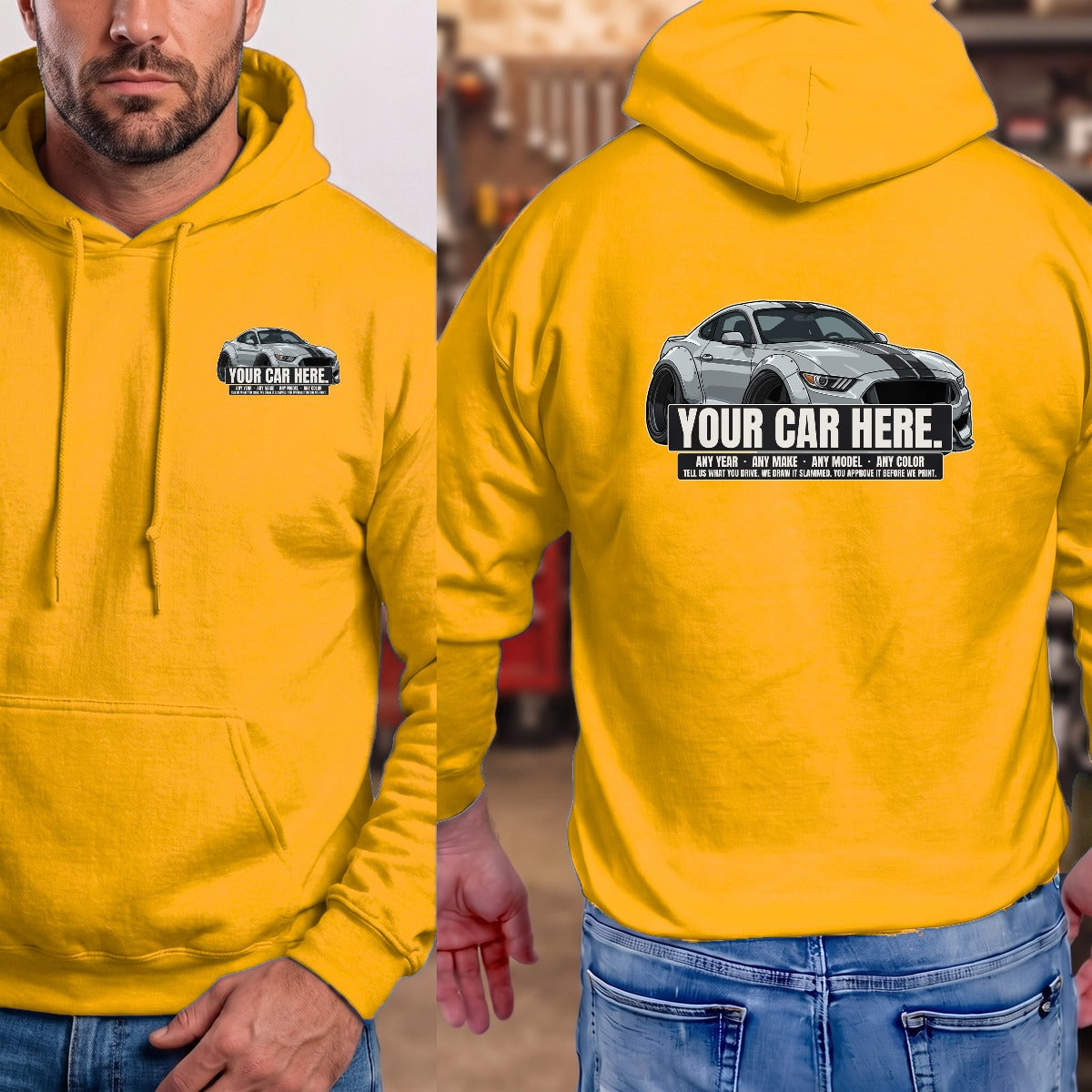 Gold | Left Chest + Back