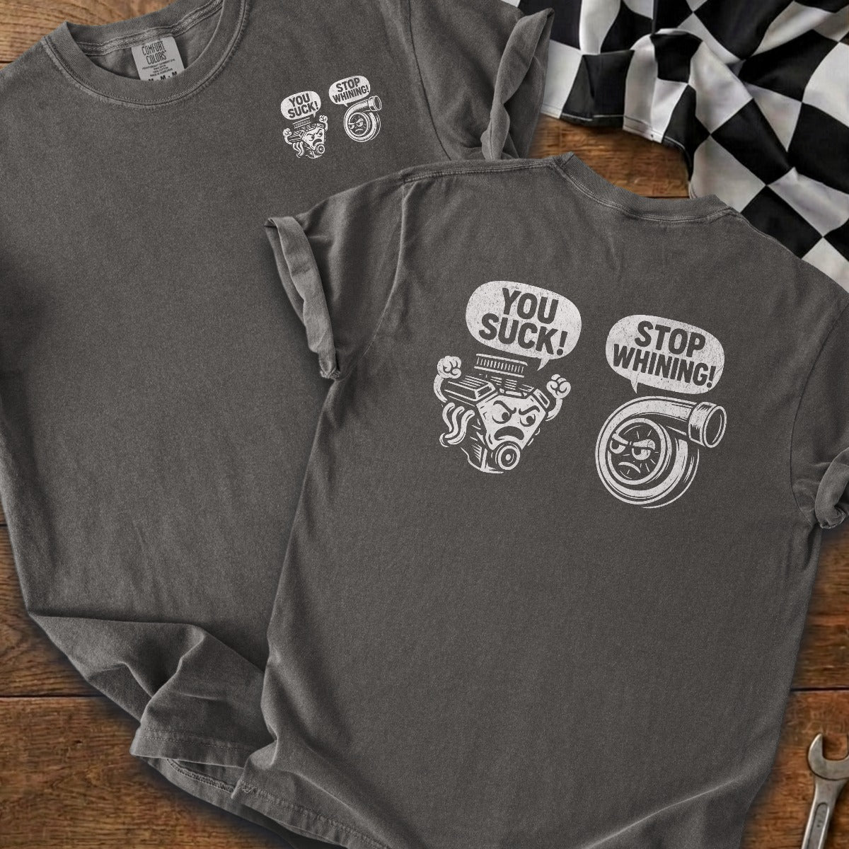 Graphite | Left Chest + Back