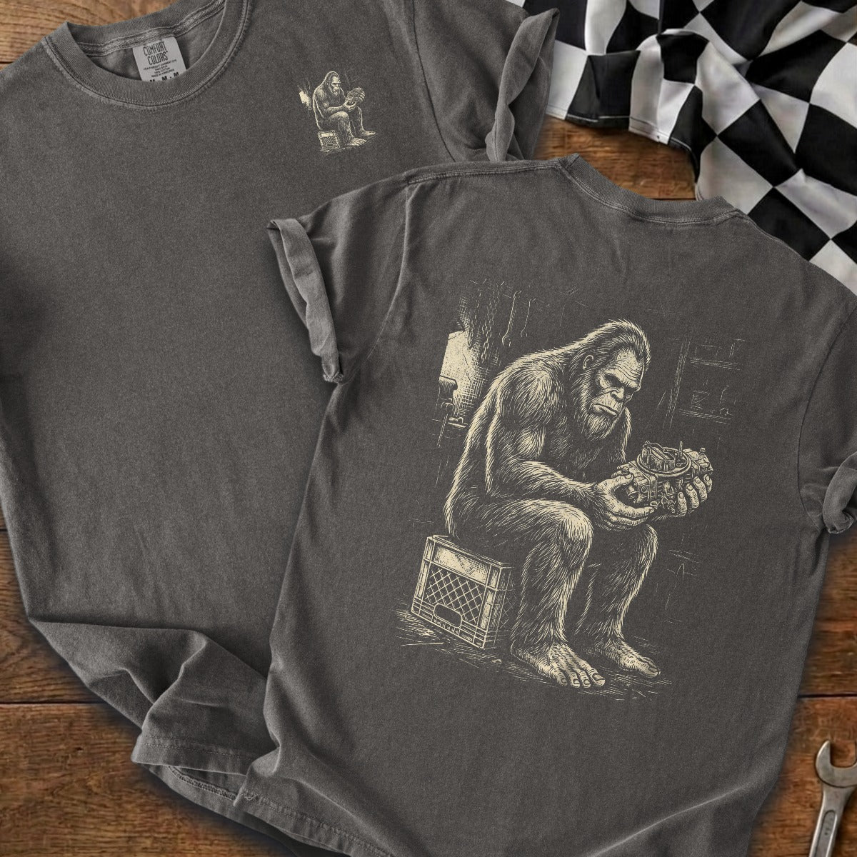 Graphite | Left Chest + Back