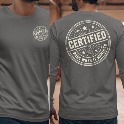 Graphite Heather | Front & Back