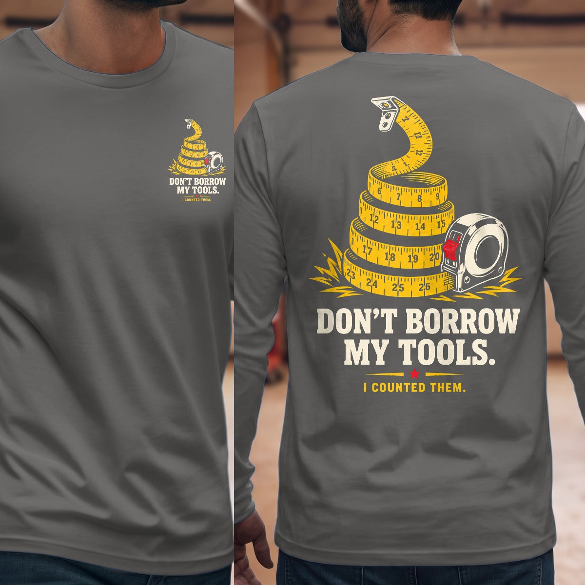 Graphite Heather | Front & Back