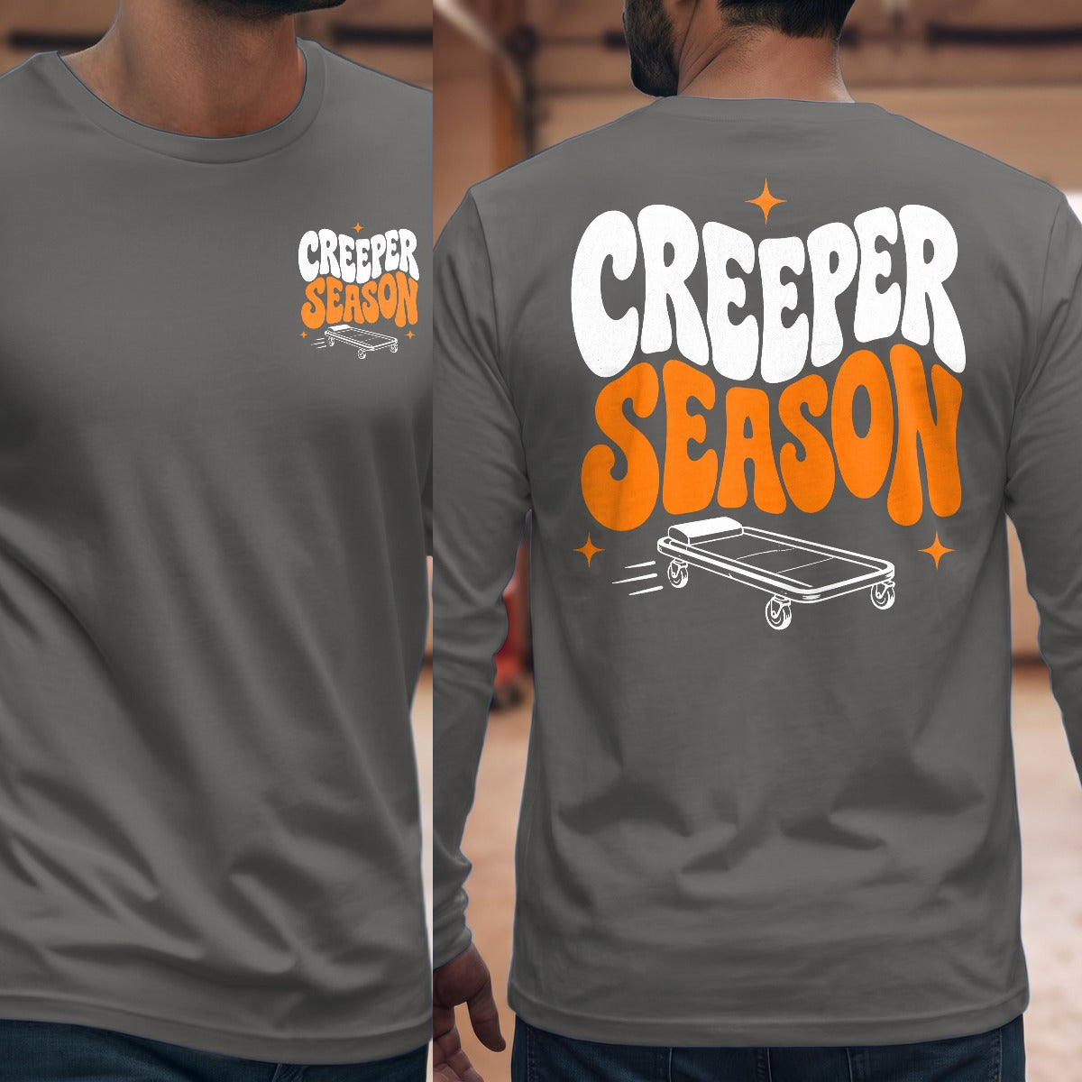 Graphite Heather | Front & Back
