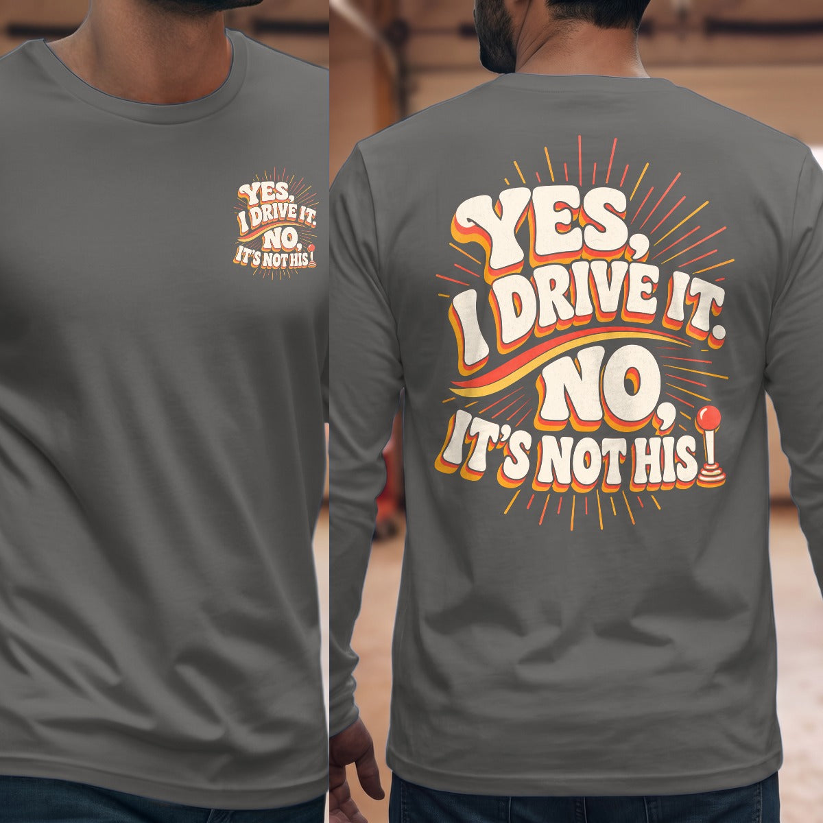 Graphite Heather | Front & Back