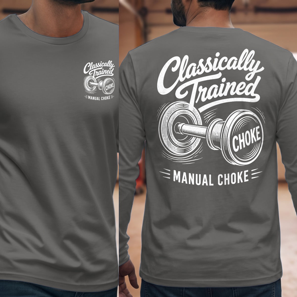 Graphite Heather | Front & Back