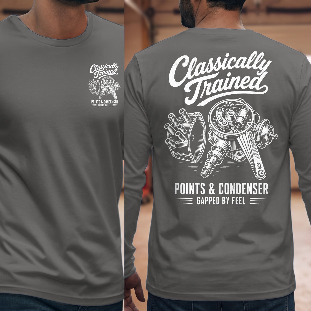 Graphite Heather | Front & Back