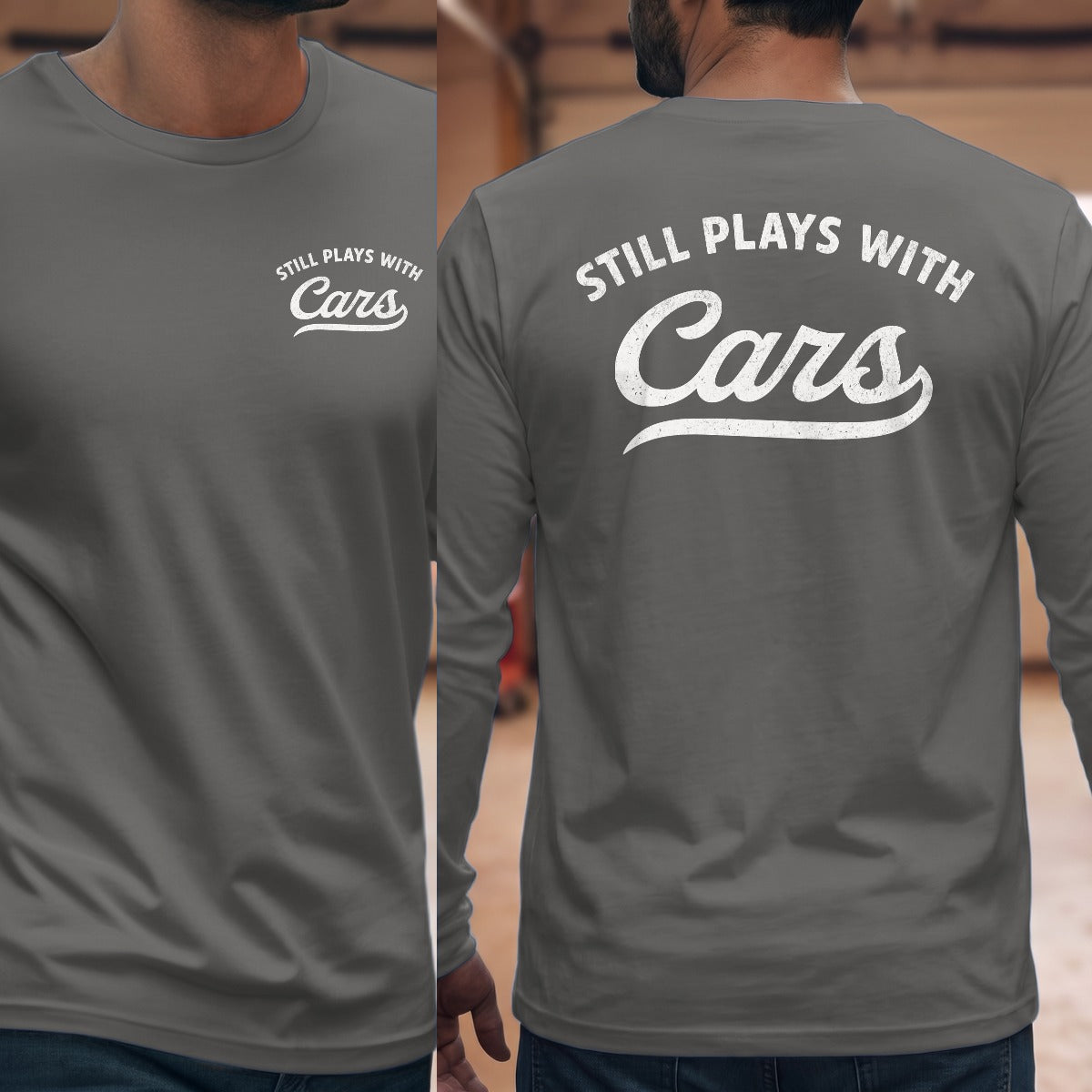 Graphite Heather | Front & Back
