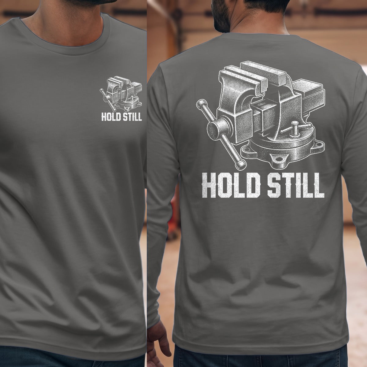 Graphite Heather | Front & Back