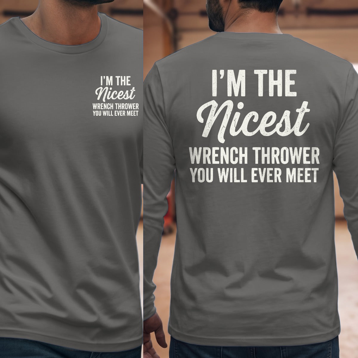 Graphite Heather | Front & Back