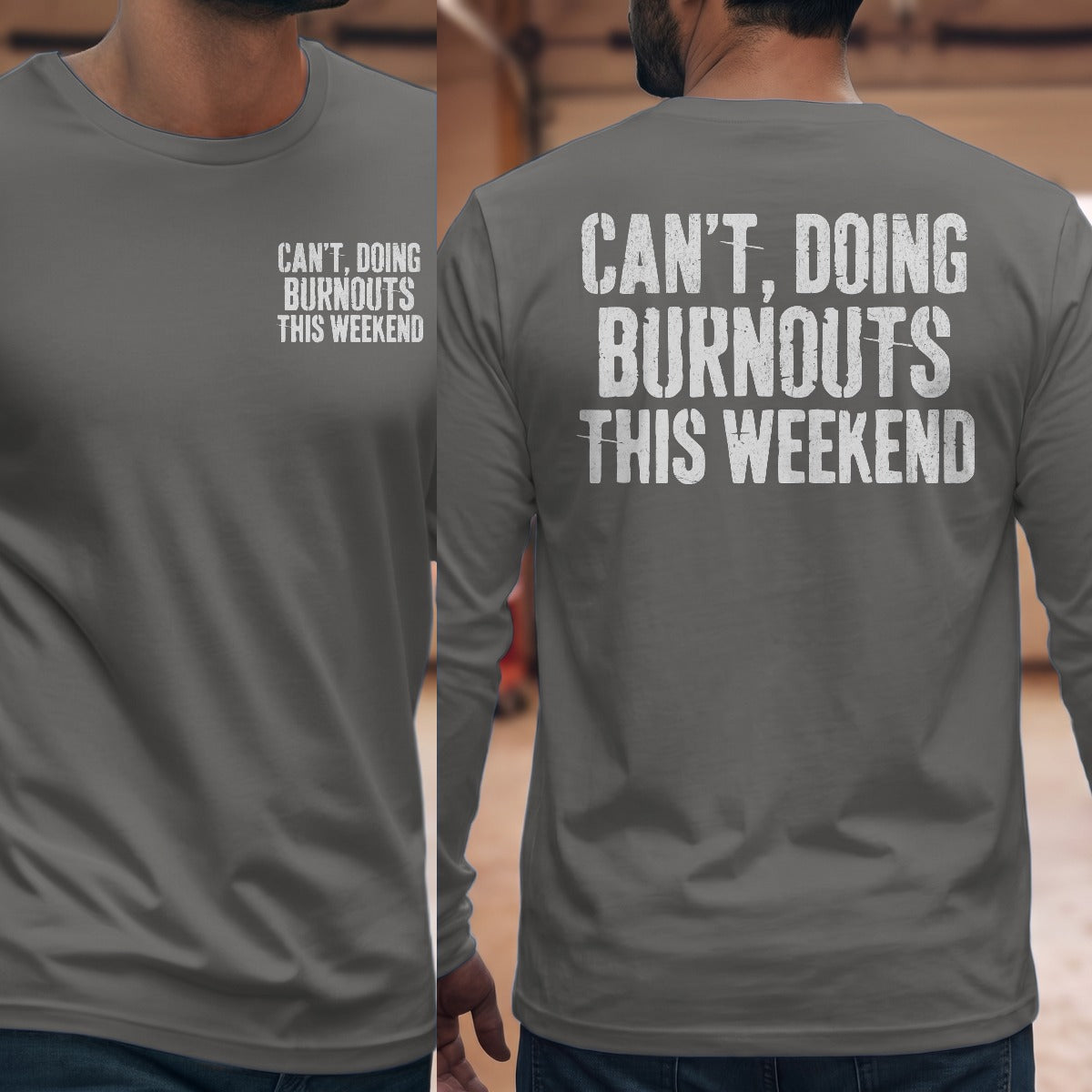 Graphite Heather | Front & Back