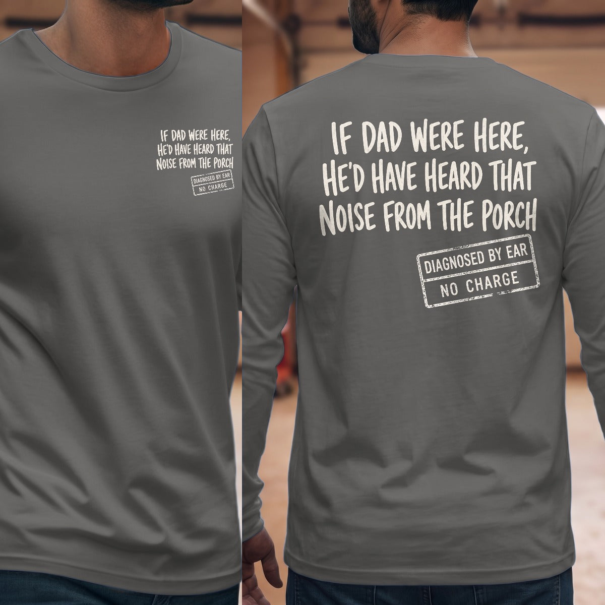 Graphite Heather | Front & Back