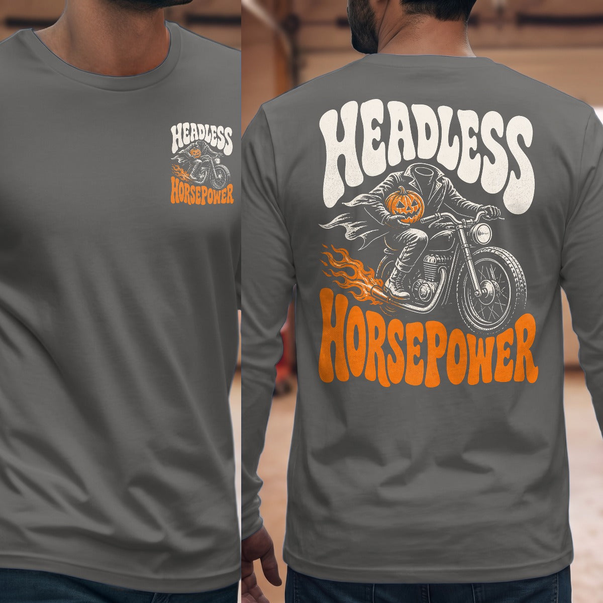 Graphite Heather | Front & Back