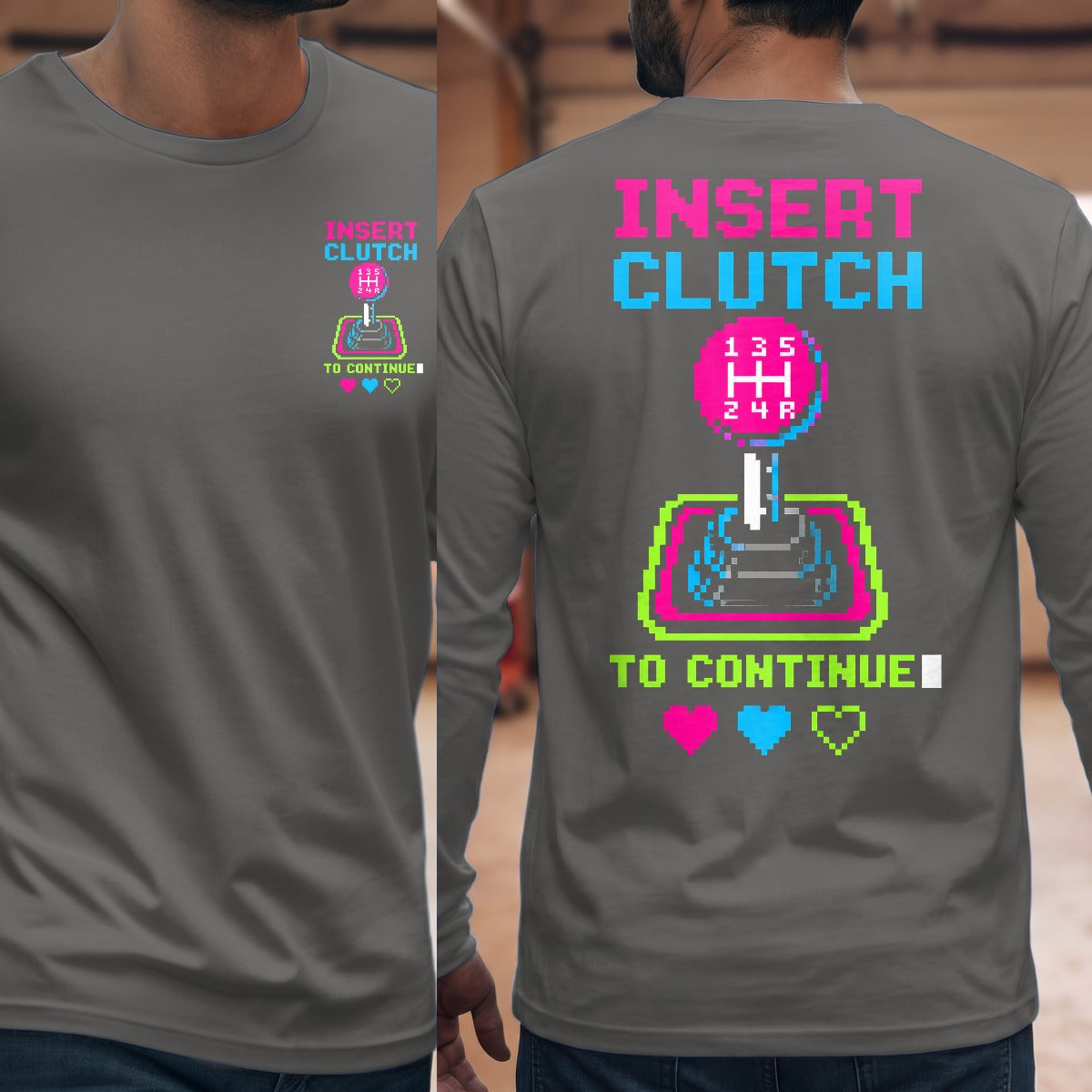 Graphite Heather | Front & Back