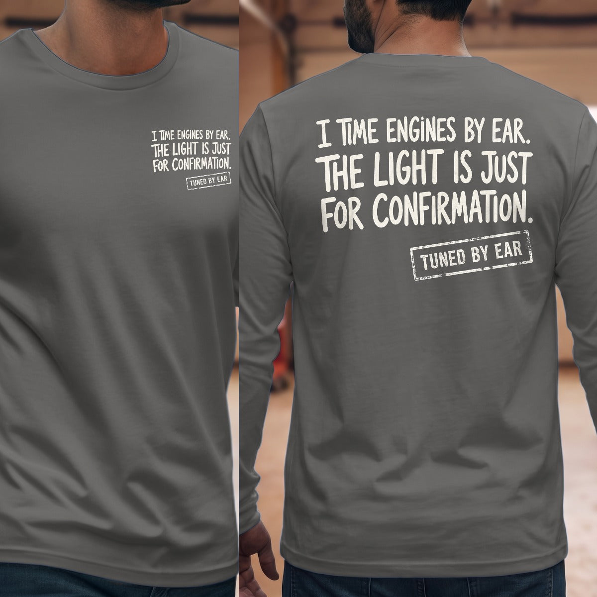 Graphite Heather | Front & Back