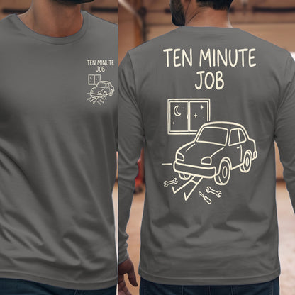 Graphite Heather | Front & Back