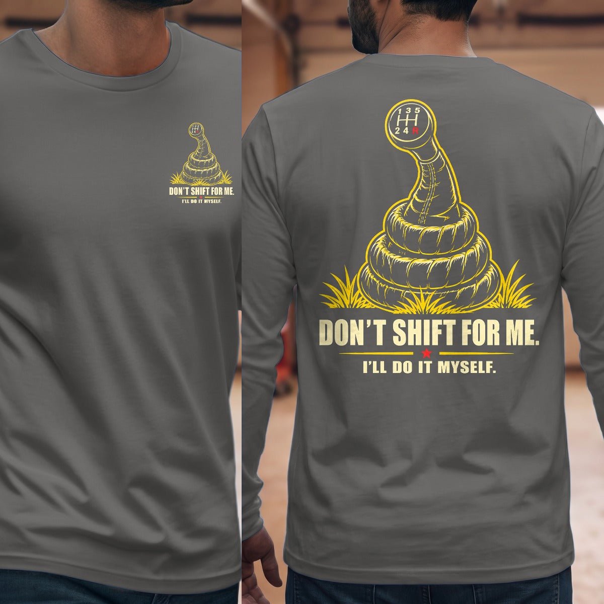 Graphite Heather | Front & Back