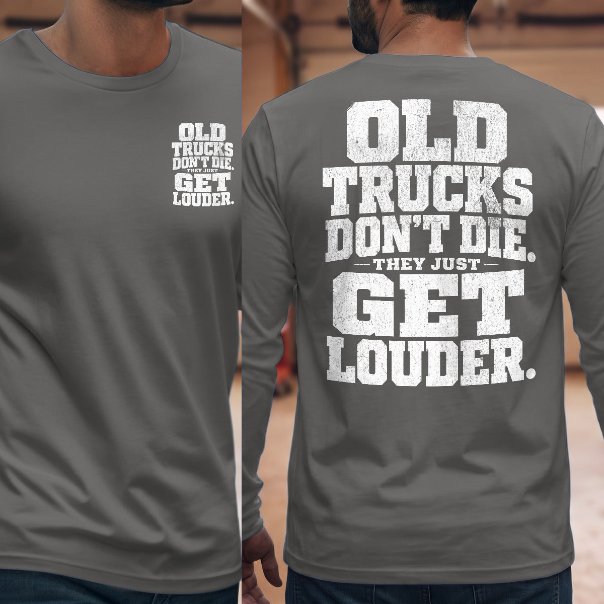 Graphite Heather | Front & Back