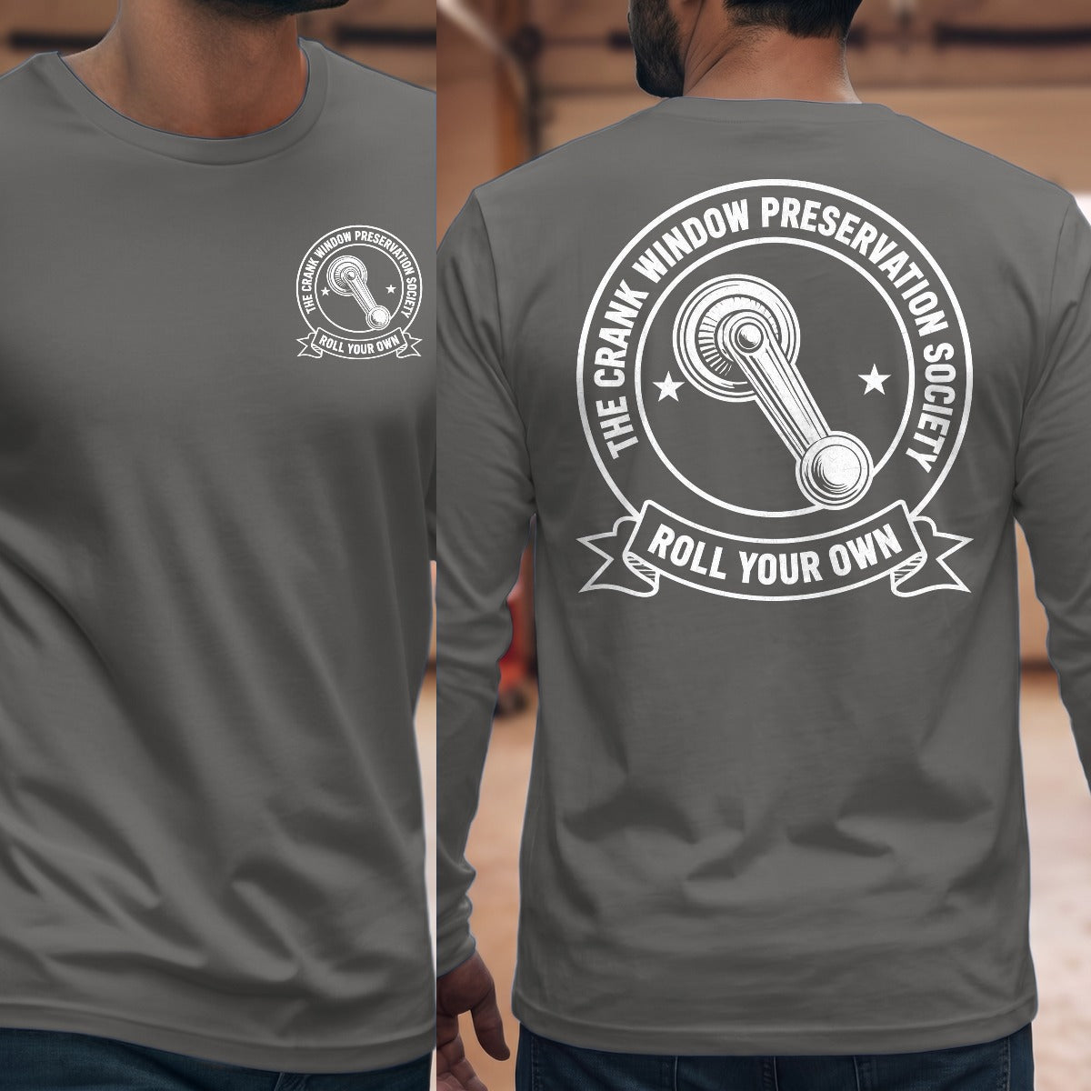 Graphite Heather | Front & Back