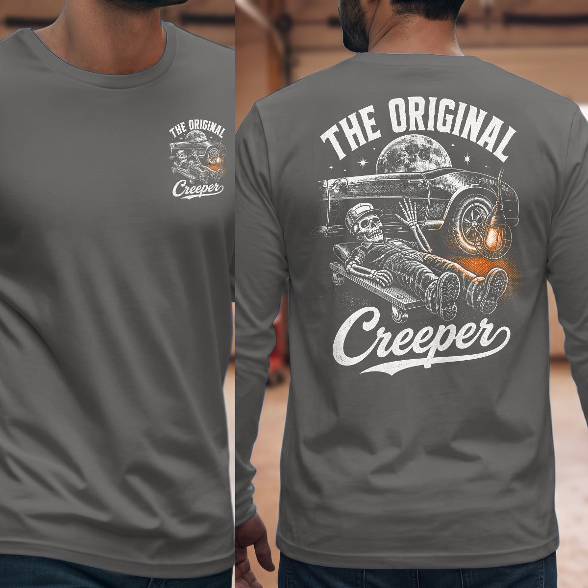 Graphite Heather | Front & Back