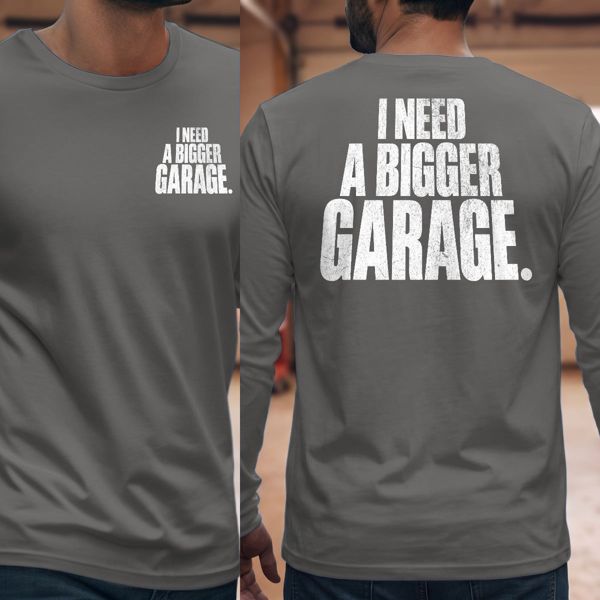 Graphite Heather | Front & Back