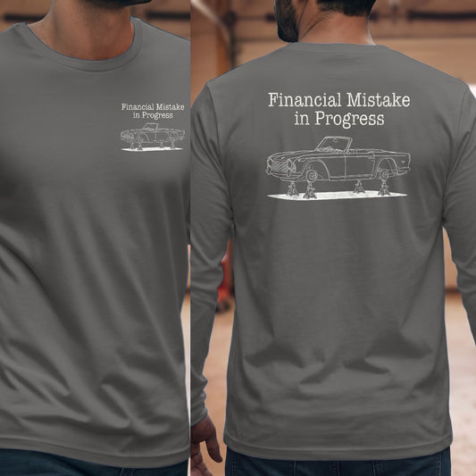 Graphite Heather | Left Chest + Back