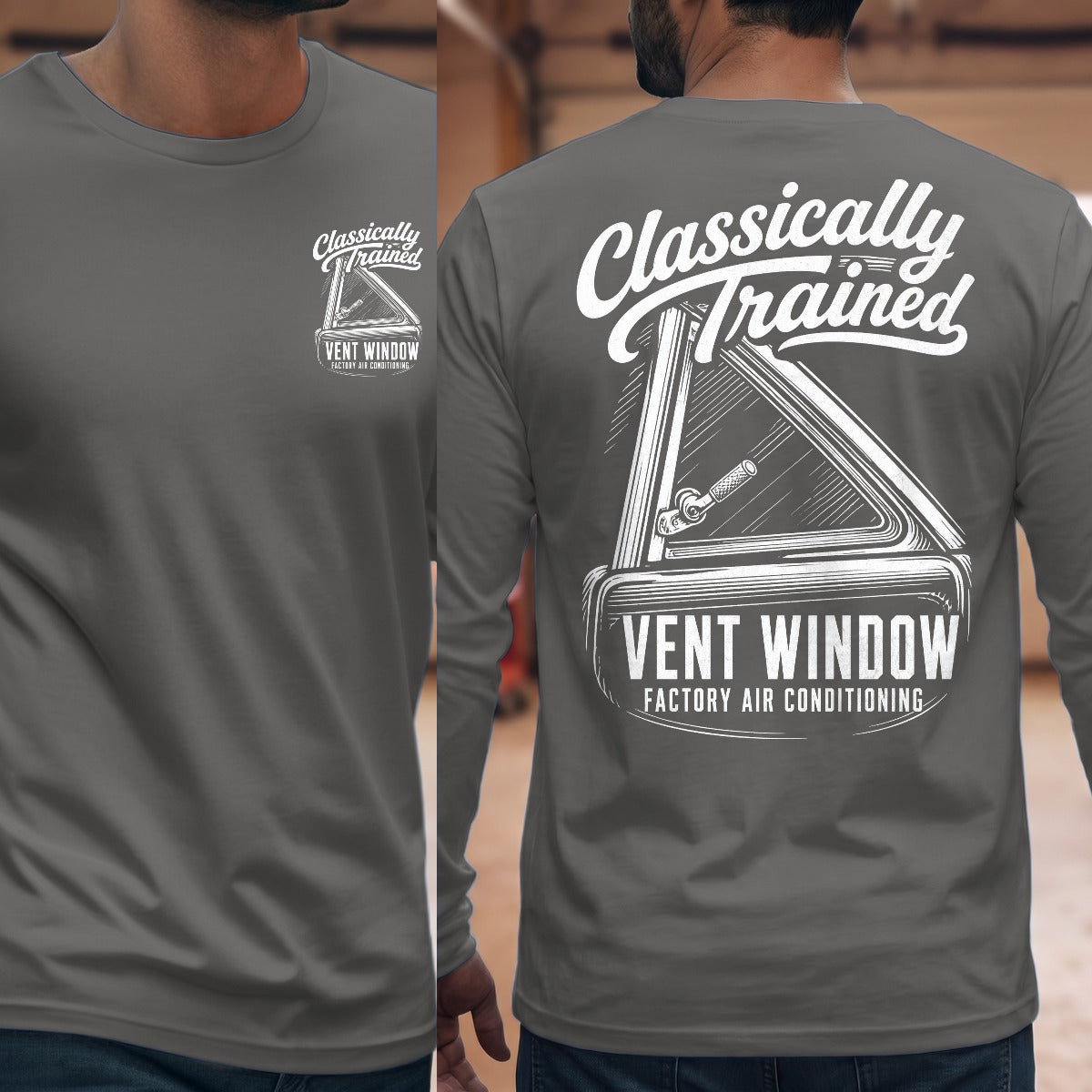 Graphite Heather | Front & Back