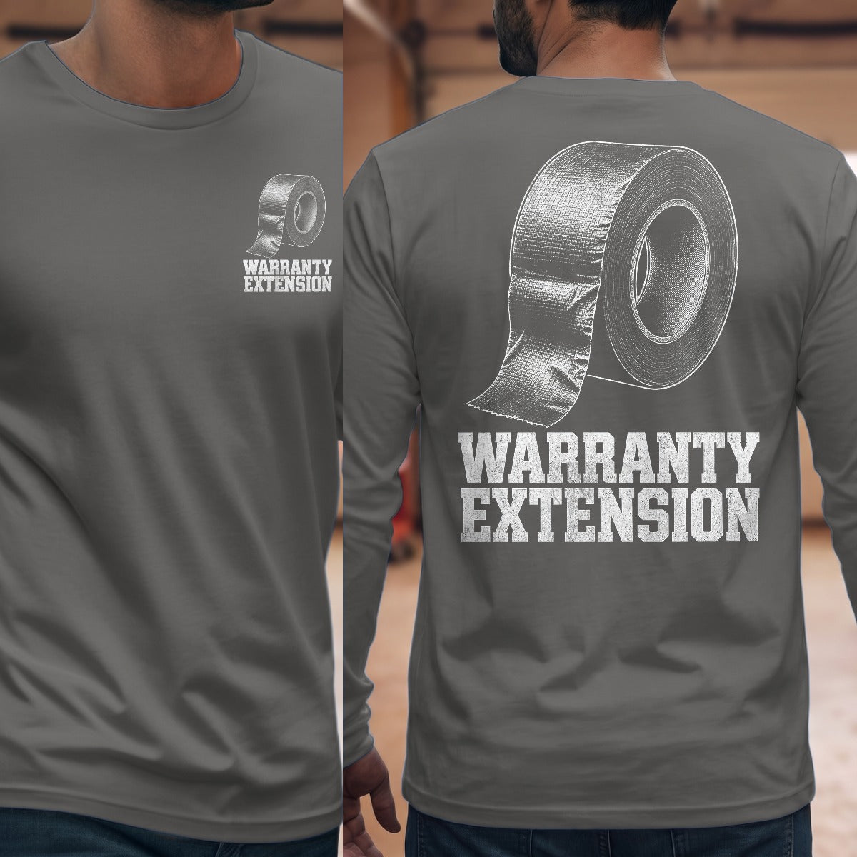 Graphite Heather | Front & Back