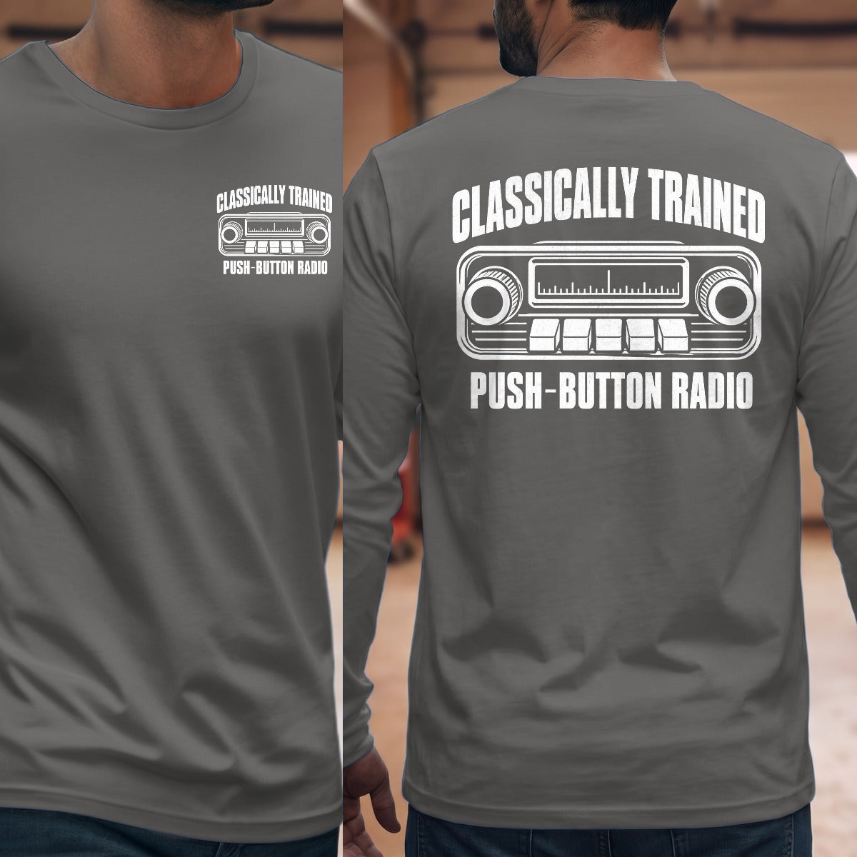 Graphite Heather | Front & Back