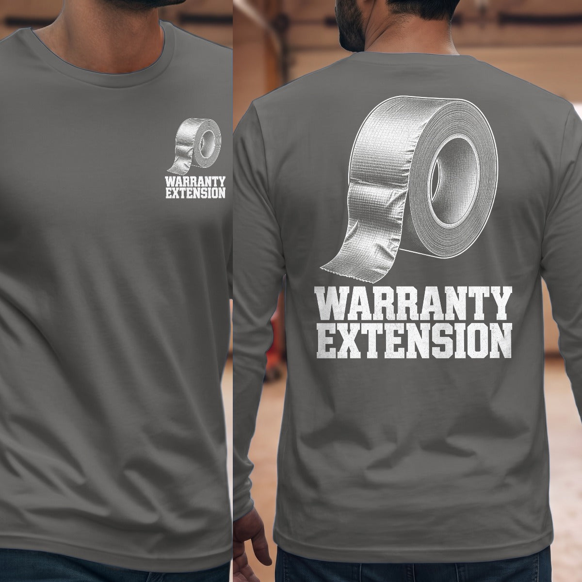 Graphite Heather | Front & Back