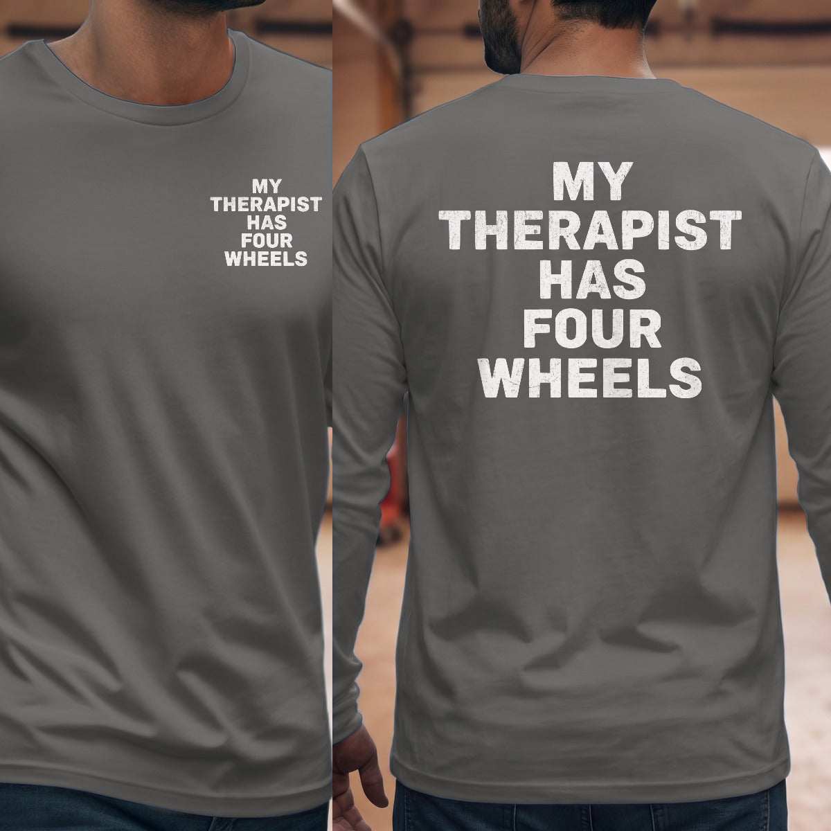 Graphite Heather | Front & Back