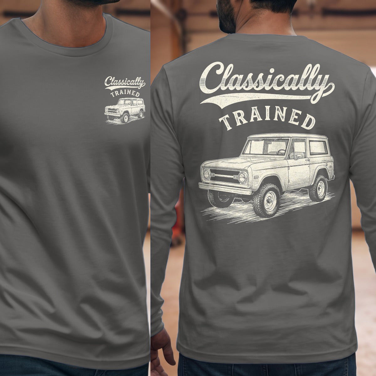 Graphite Heather | Front & Back