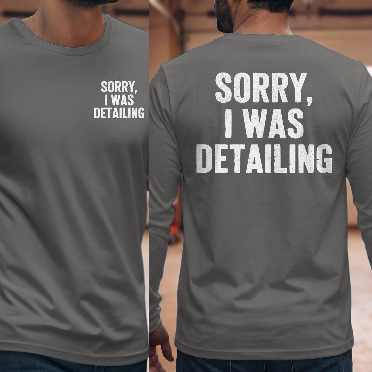 Graphite Heather | Front & Back