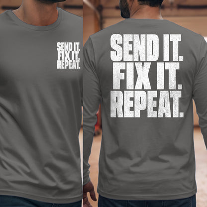 Graphite Heather | Front & Back