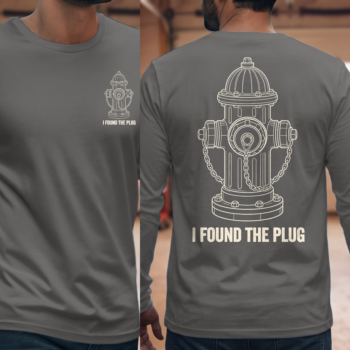 Graphite Heather | Front & Back