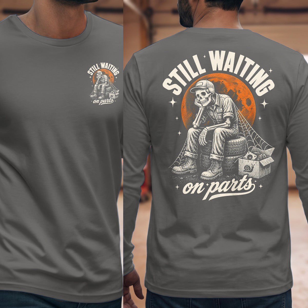 Graphite Heather | Front & Back