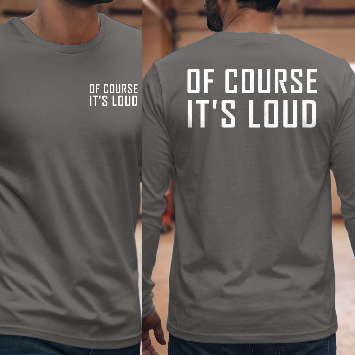 Graphite Heather | Front & Back